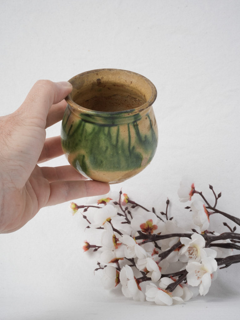 Handcrafted provincial vintage pot