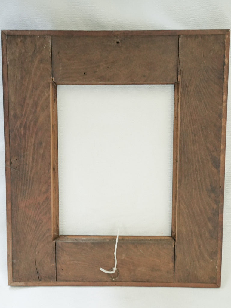 Rich dark patina portrait frame