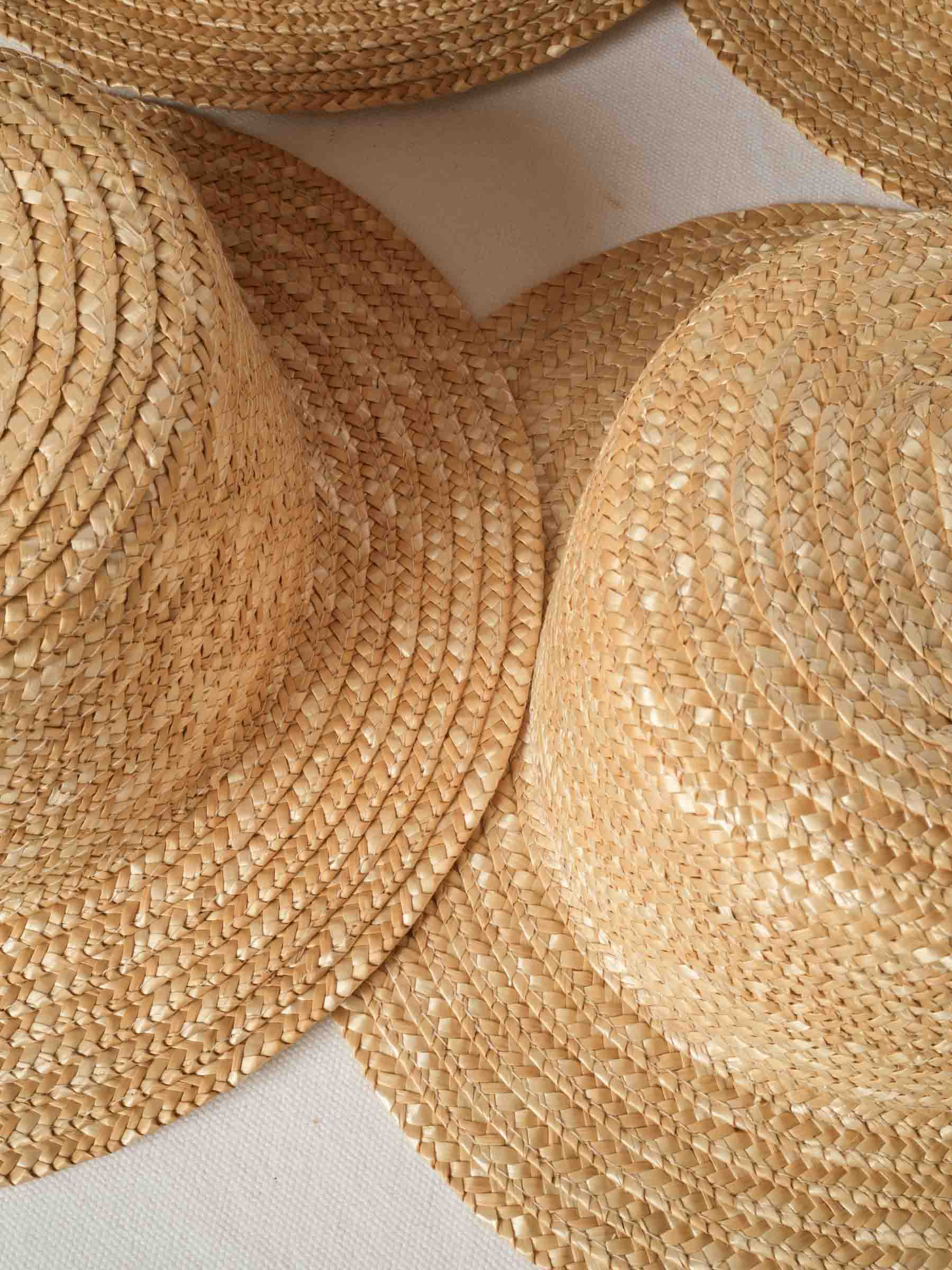 Set of Ten Vintage French Straw Hats from Provence