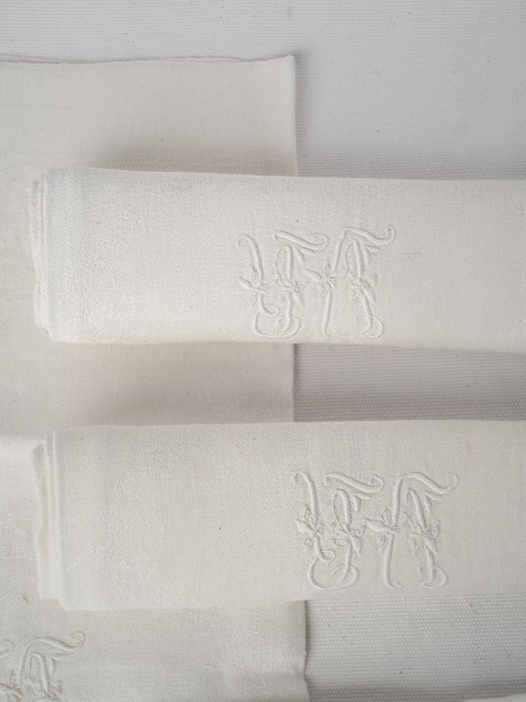 Bespoke French heirloom napkin set