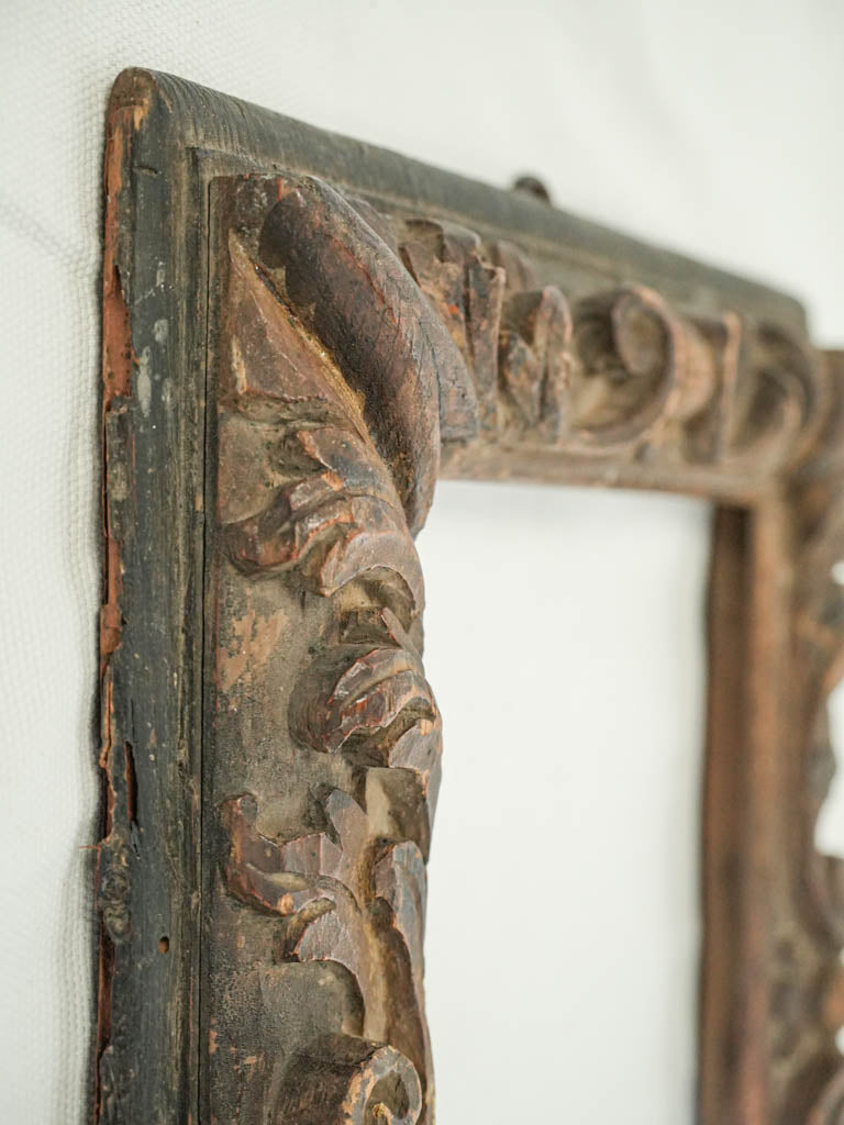 Delicate carved decorative frame