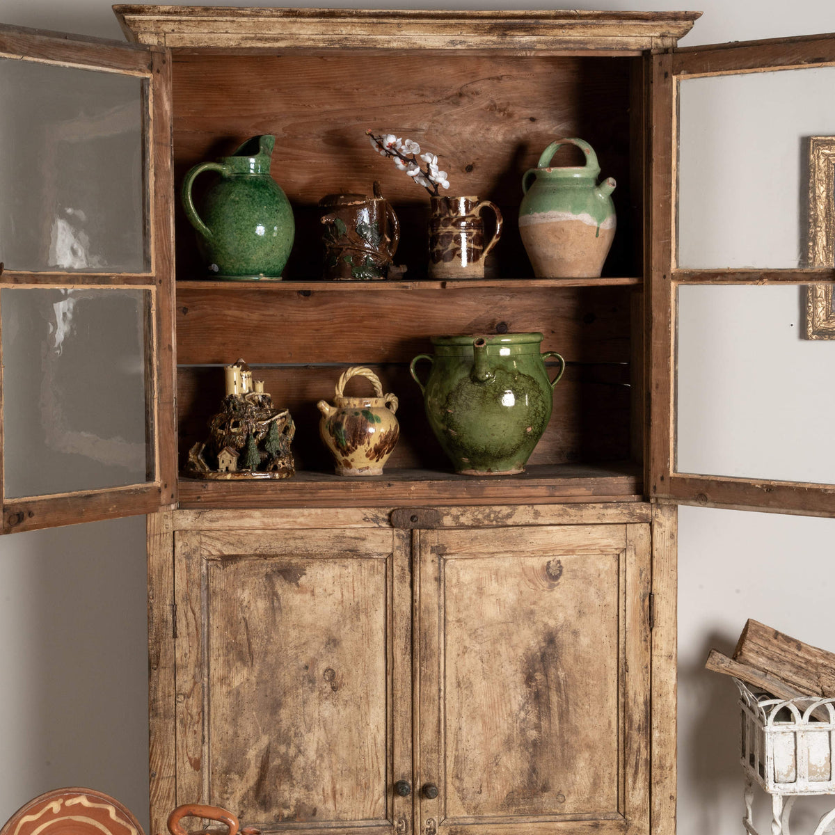 Classic 19th-century terracotta coffee pot