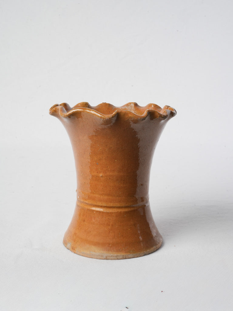 Vintage undulating rim vase
