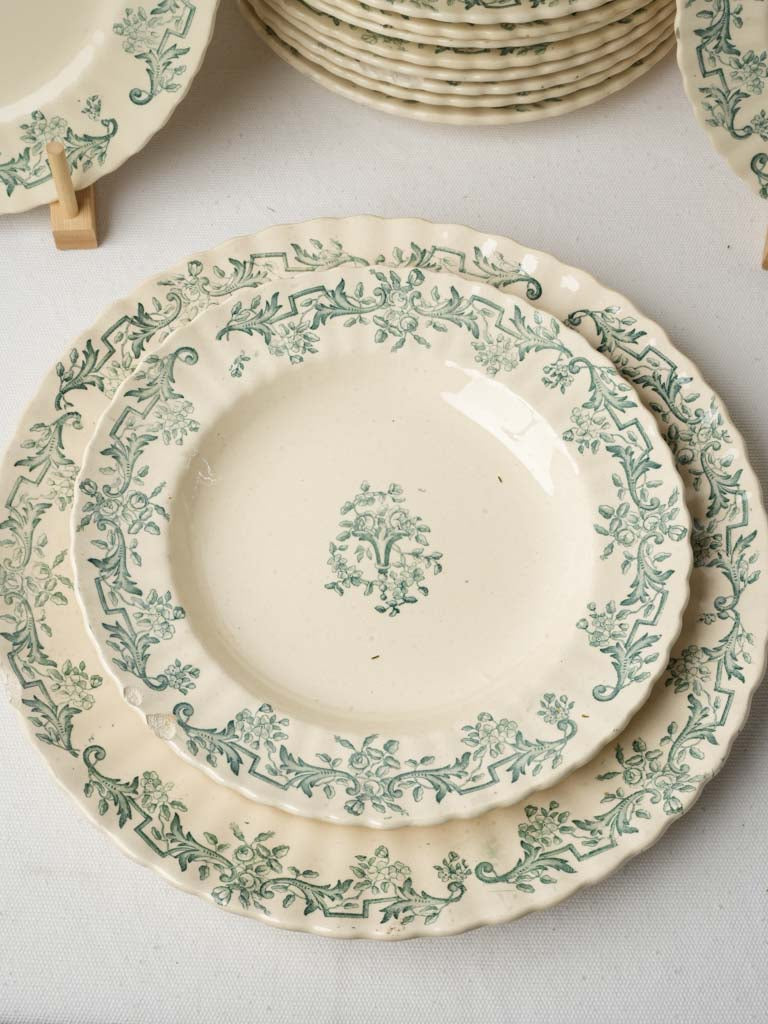 Charming scalloped rim dishes