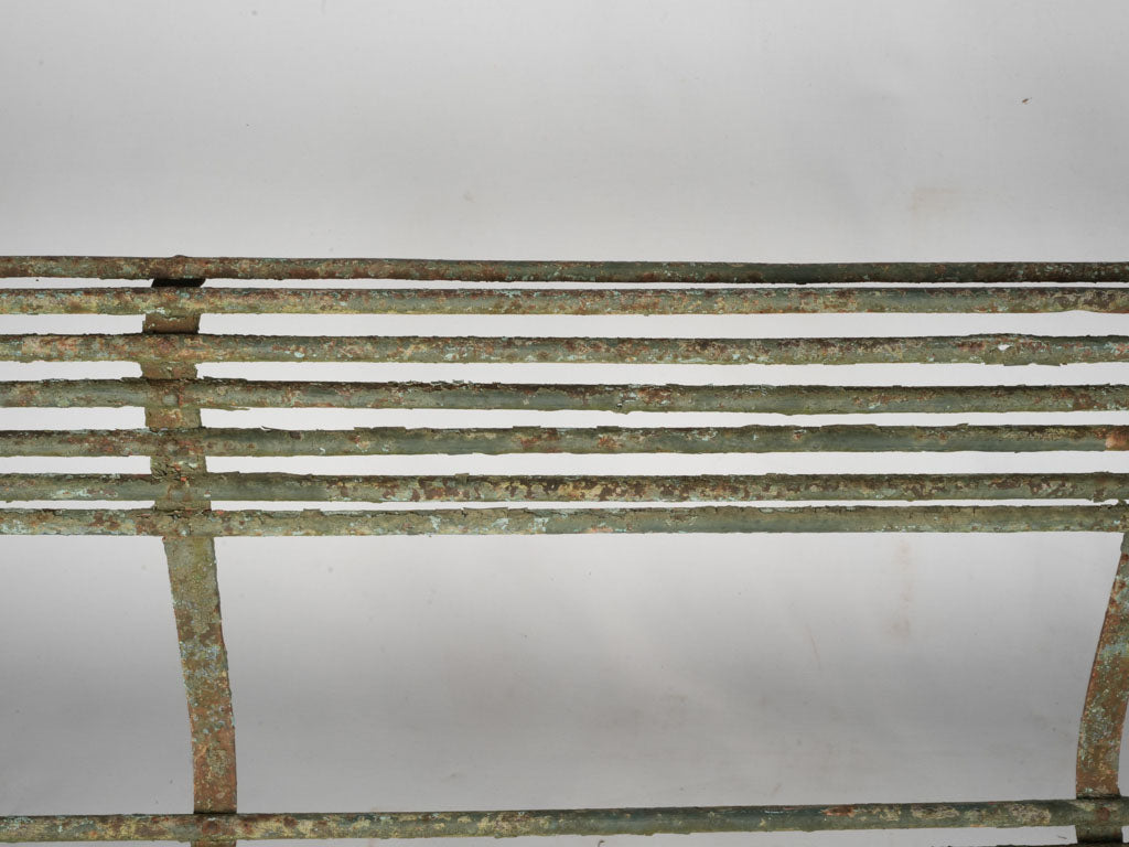 Charming Green Patina Outdoor Seating