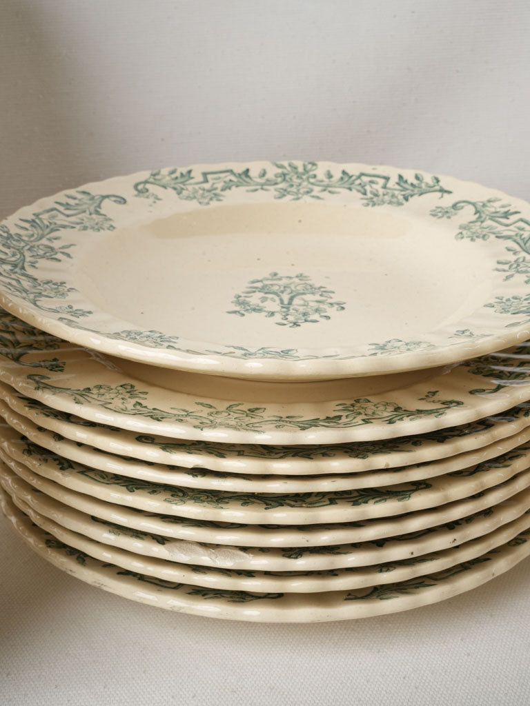 Collectible stamped ceramic platter