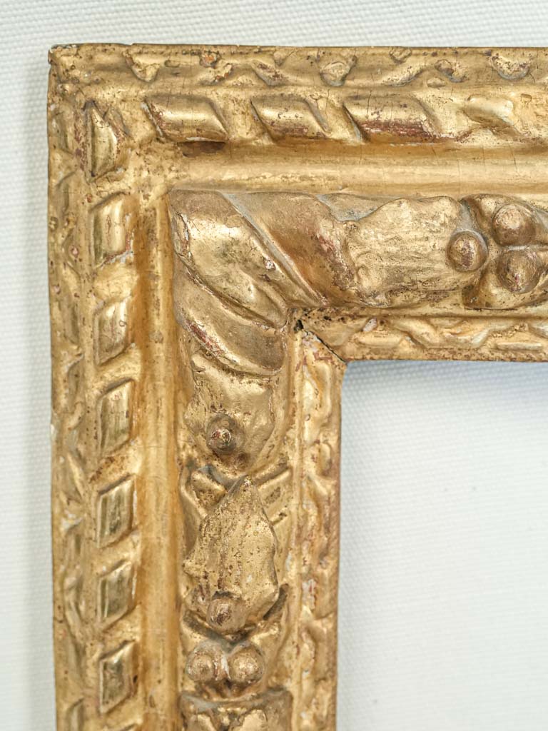 Vintage richly carved frame