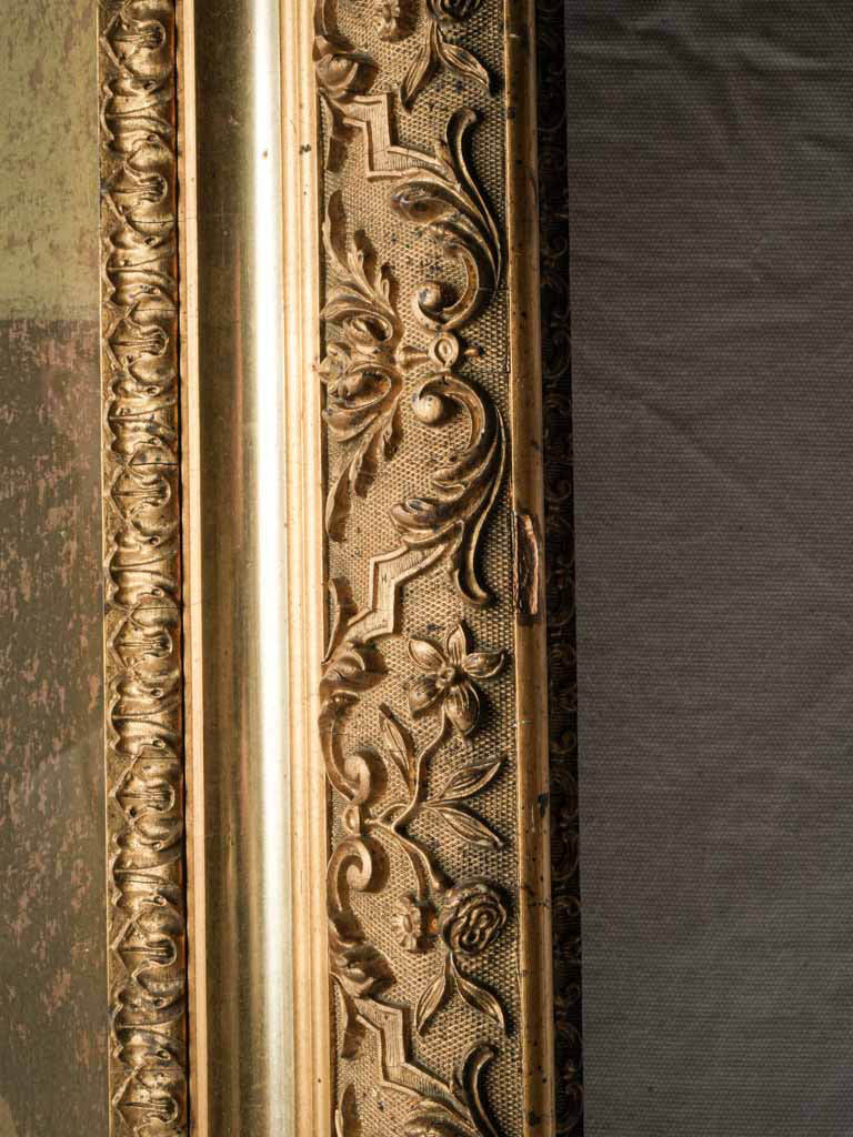 Large-Scale Chair Portrait by Caroline Beauzon in Giltwood Frame - 48½" x 35"