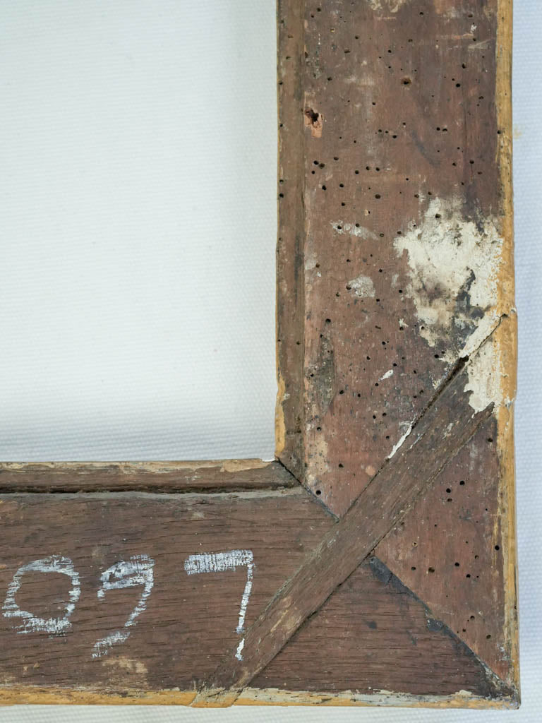Timeworn French artistic frame