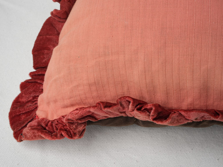 Opulent floral design cushion