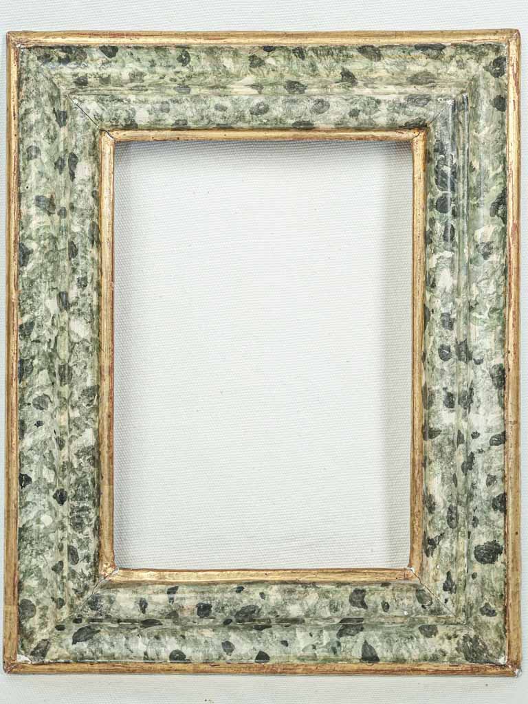 Quirky sage faux-marble frame