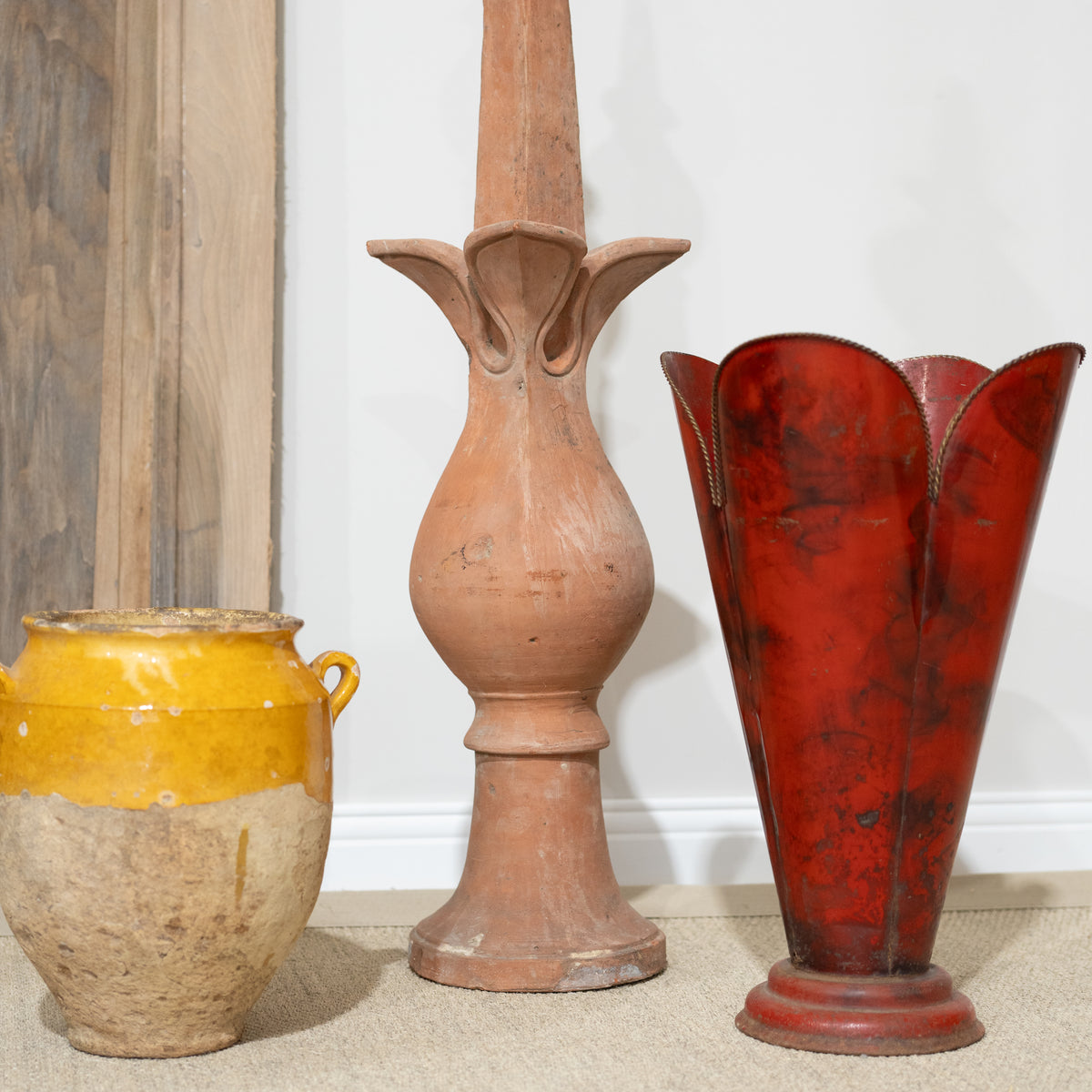 Stylish Parisian red tulip umbrella stand