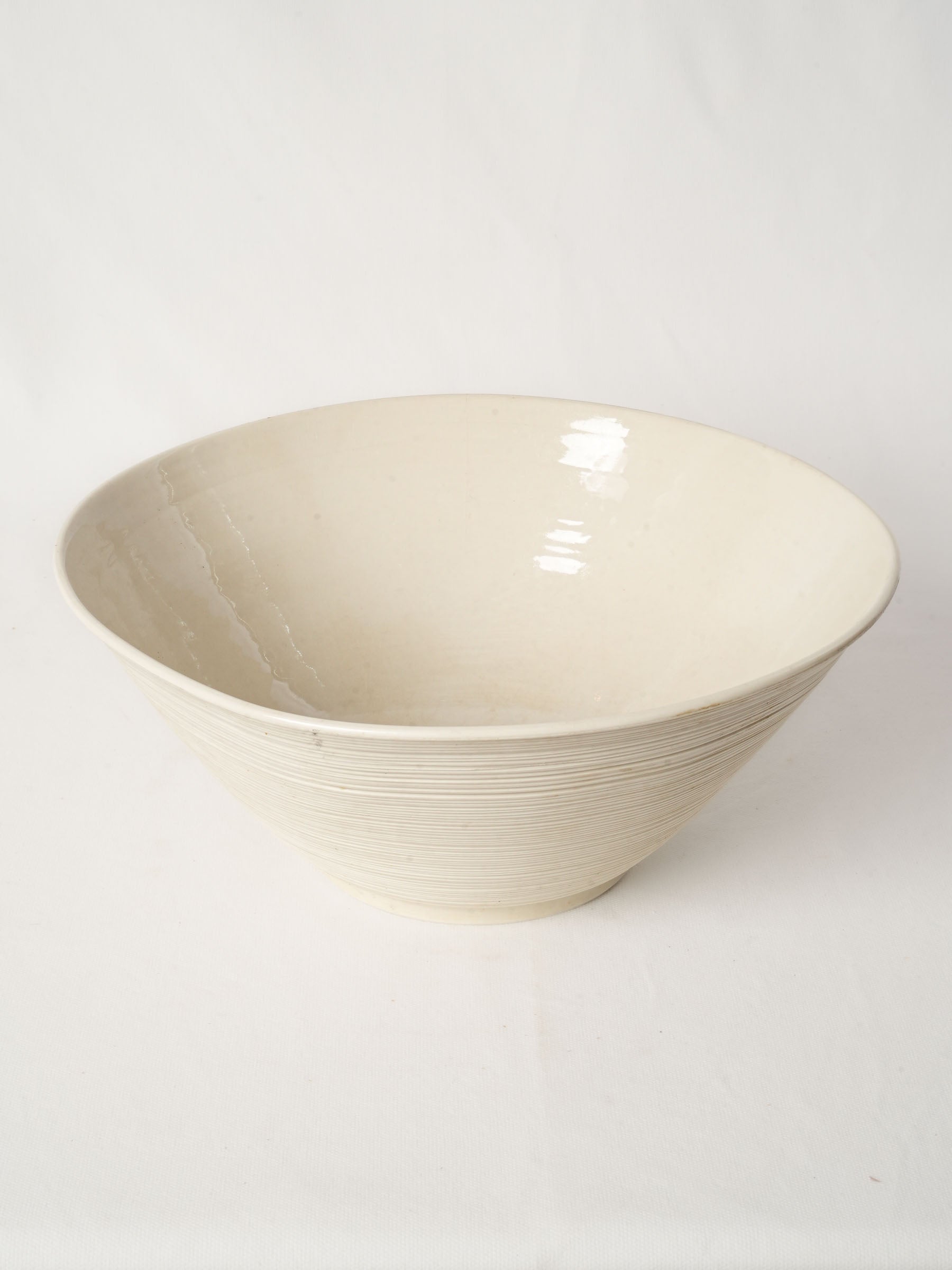Stunning Large Artisan Porcelain Serving Bowl by Atelier-A France - 14½"