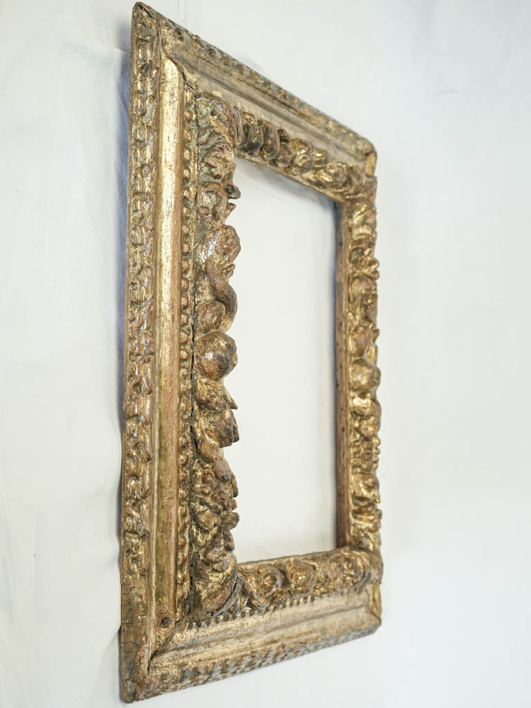 Rustic carved detailed picture frame