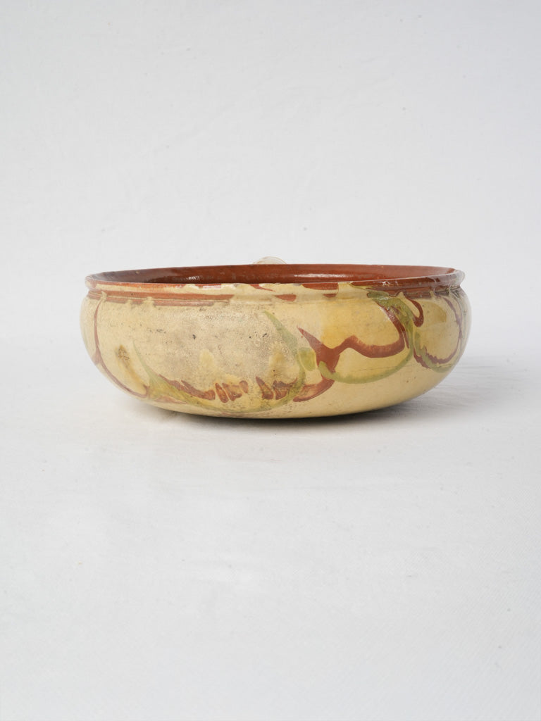 Warm chestnut glazed poêlon