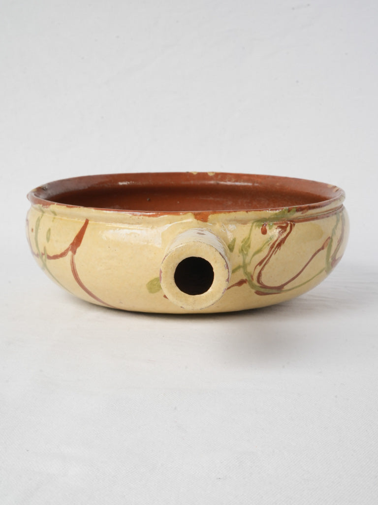 Timeworn Provençal stoneware bowl
