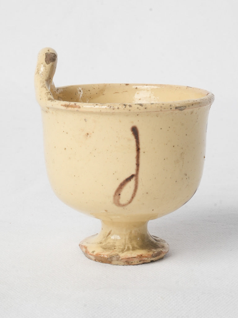 Rare pierced lug devotional font