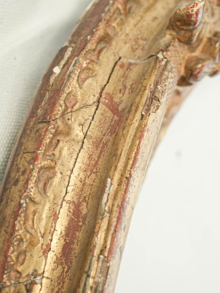 Luxurious carved floral art frame