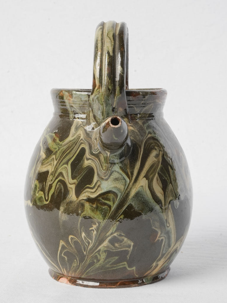 Retro deep-brown Vallauris vessel