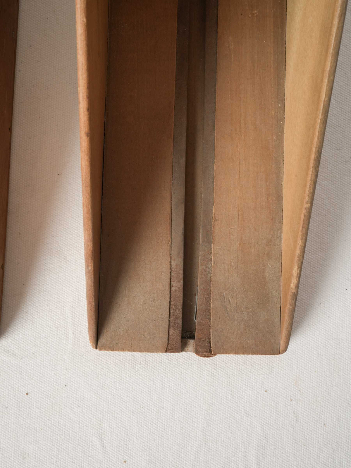 Pair of 19th Century American Hardwood Military Filing Boxes