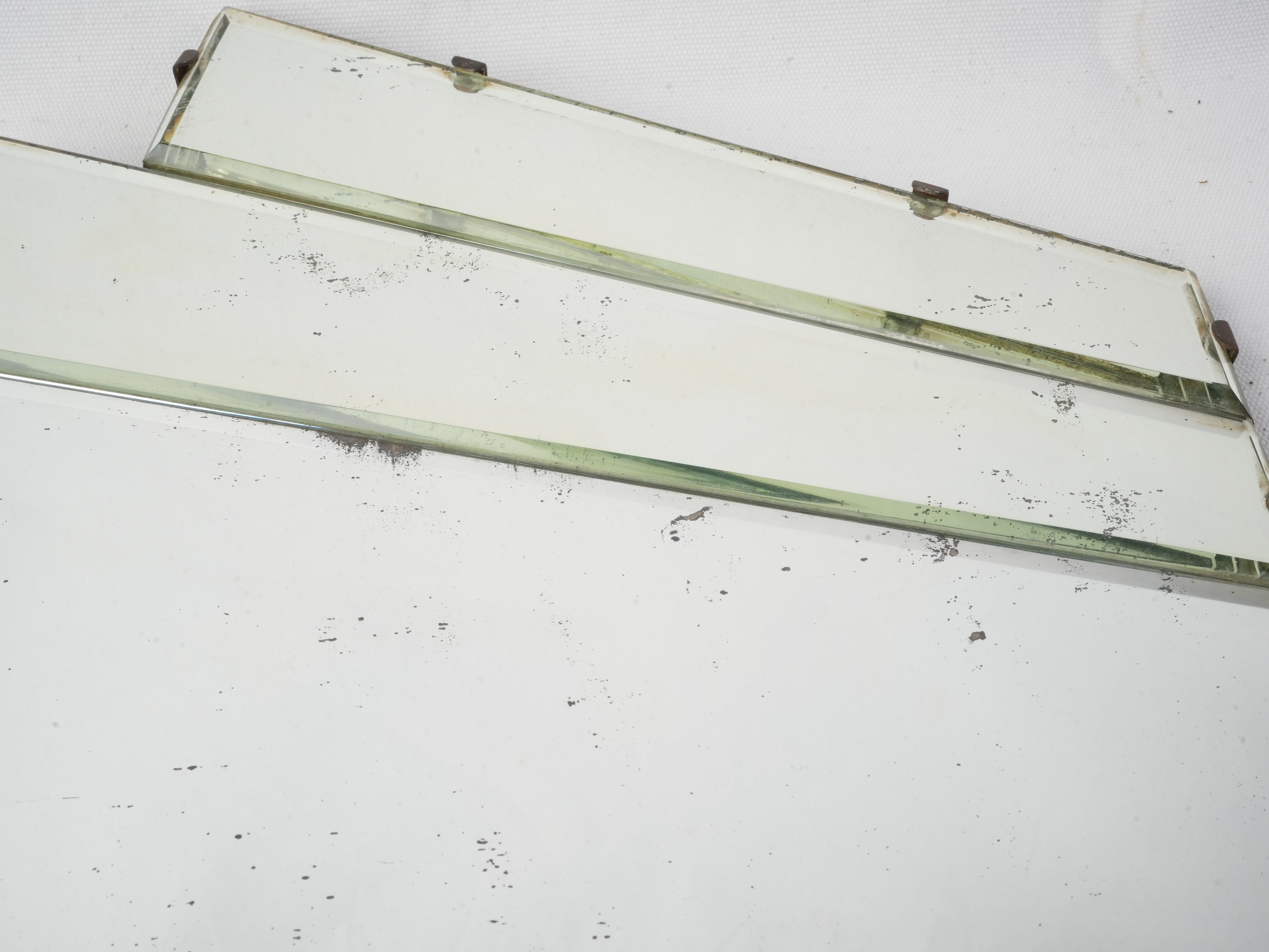 Shimmering early 20th-century mirror