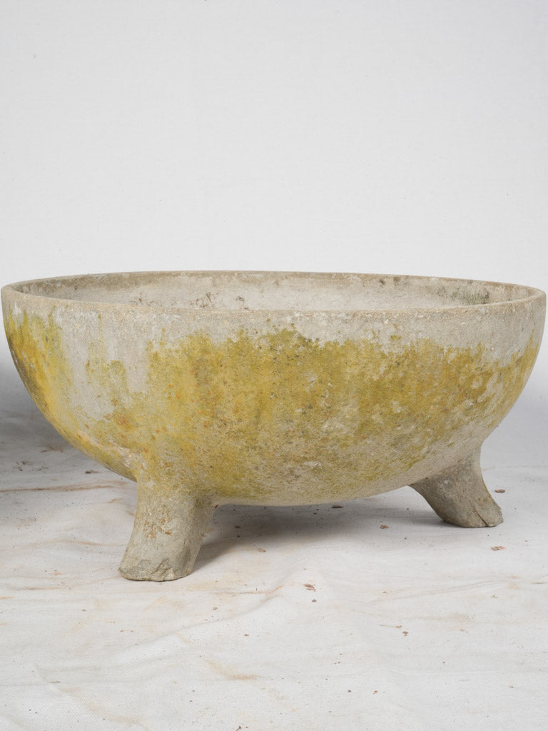 Decorative aged marmite planter collection