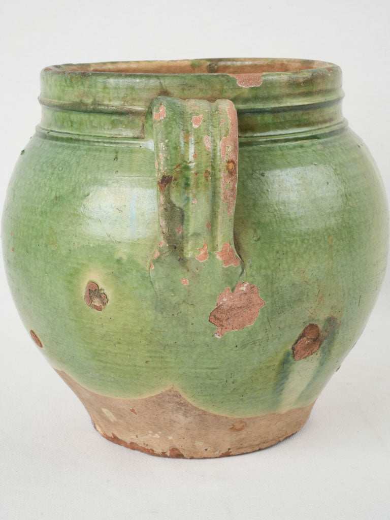 Vintage Provencal handcrafted confit vessel