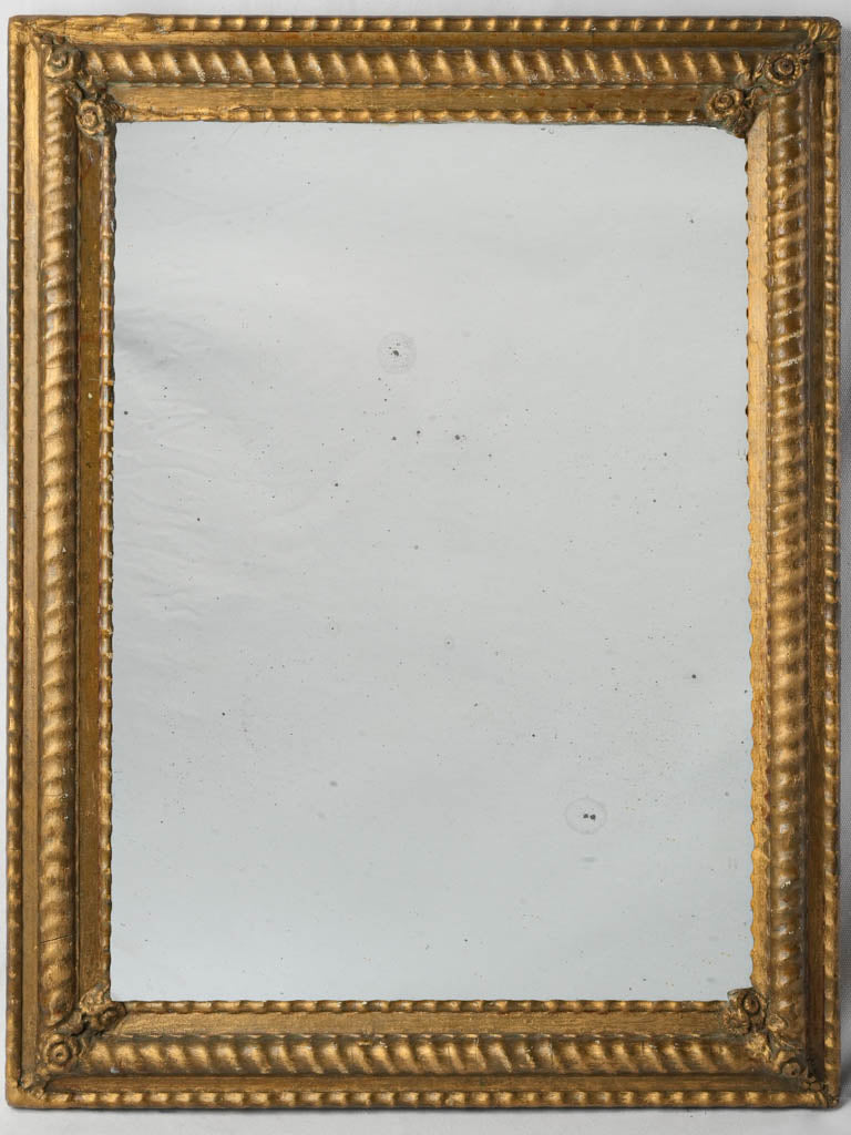 Antique French gilded mirror