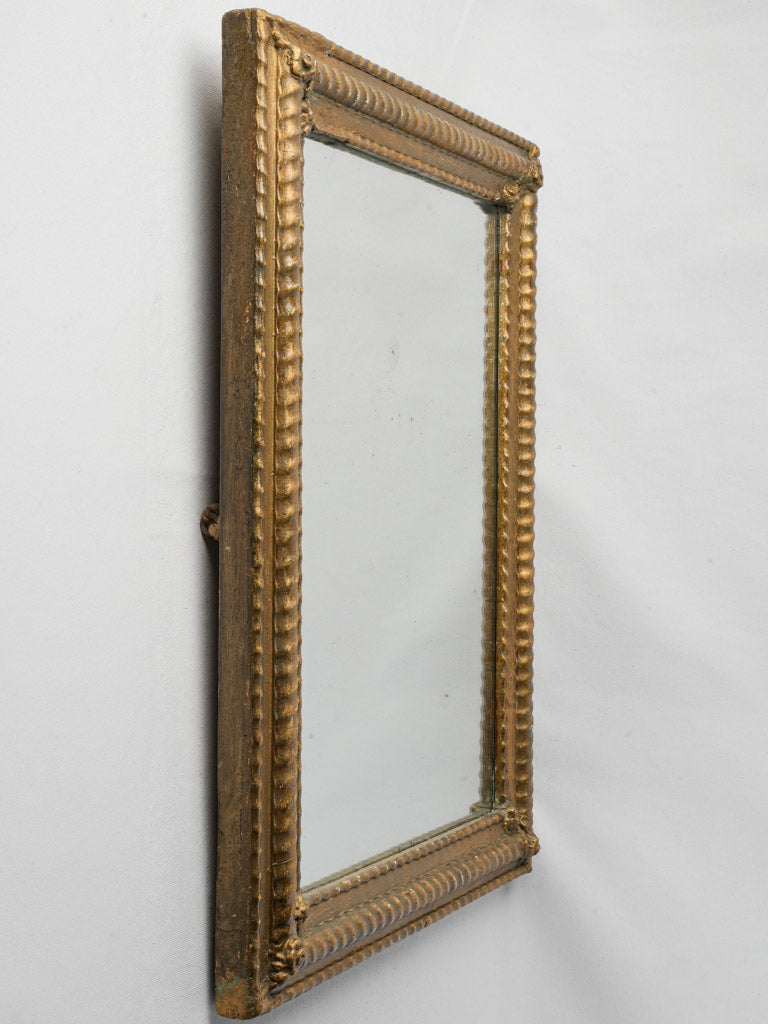 Mid-century ornate wall mirror