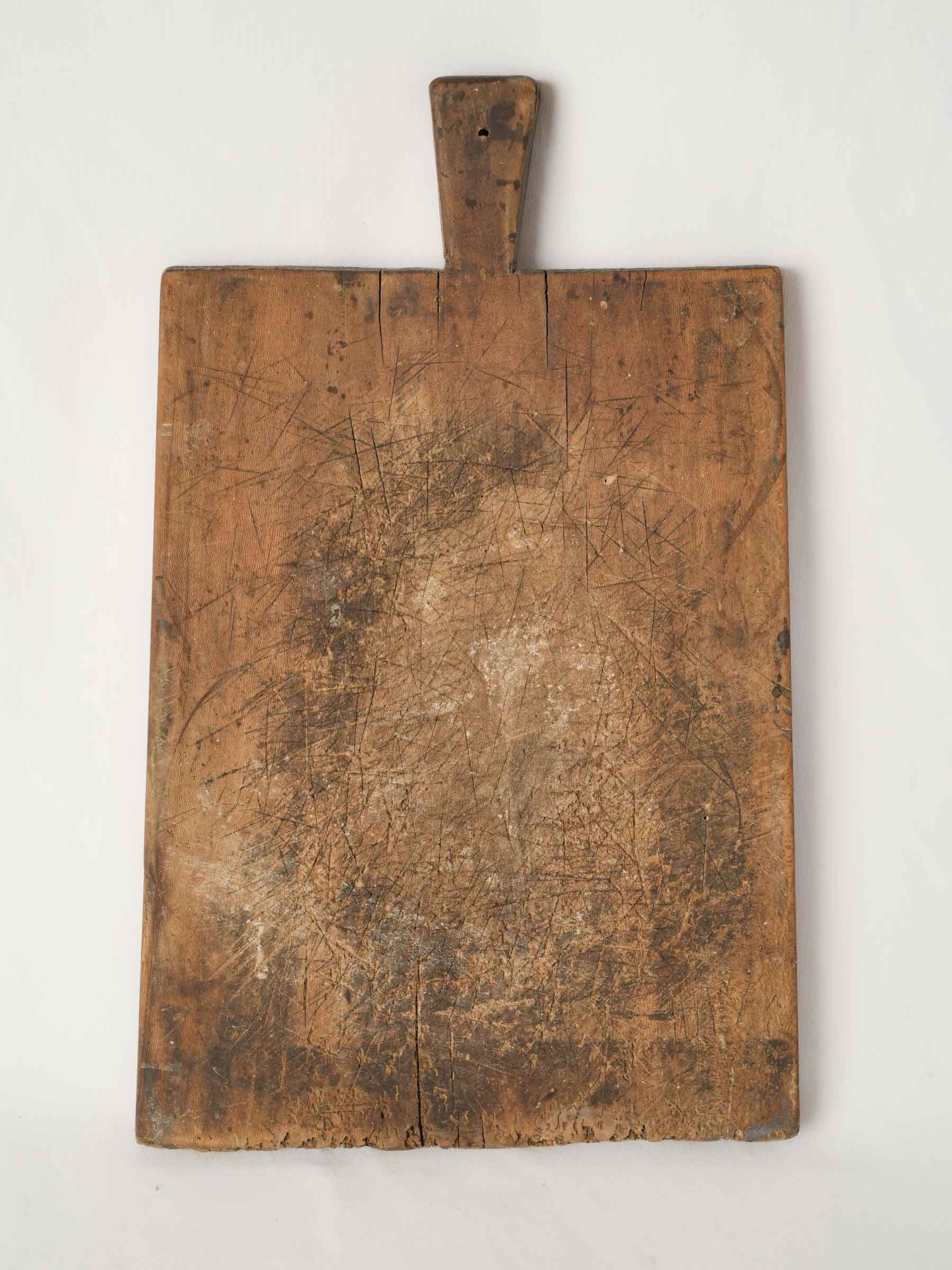 Large Rustic Antique French Cutting Board from Provence