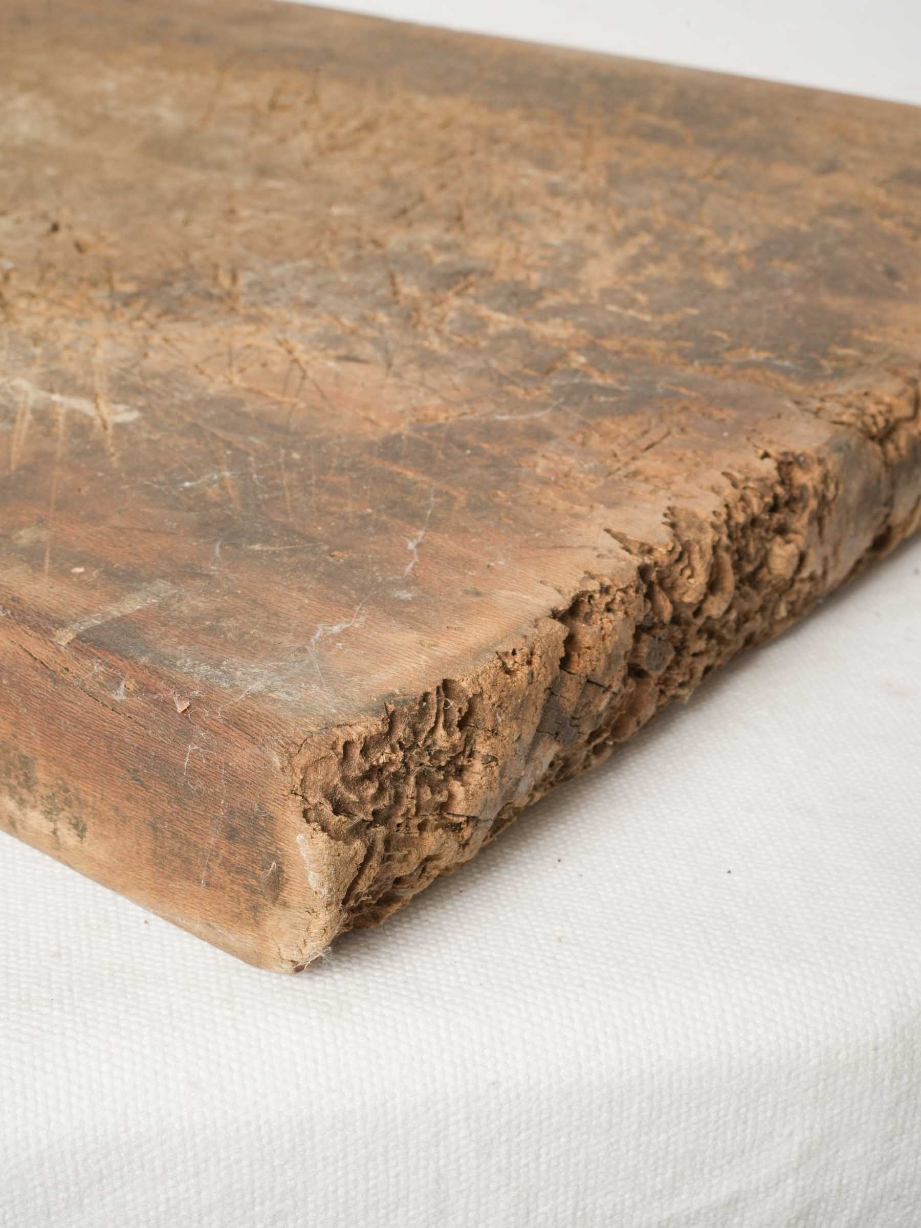 Large Rustic Antique French Cutting Board from Provence