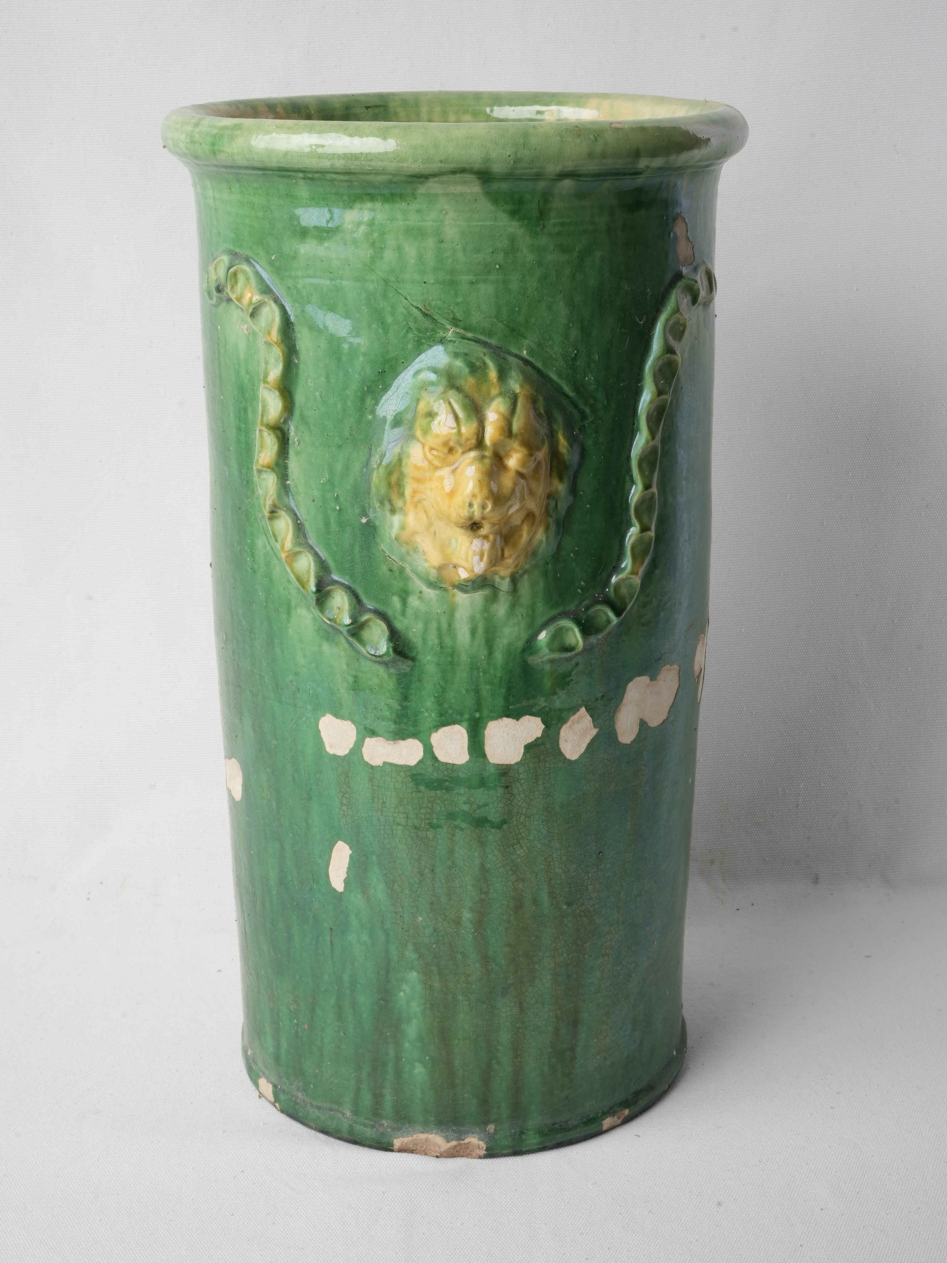 Antique ceramic umbrella stand