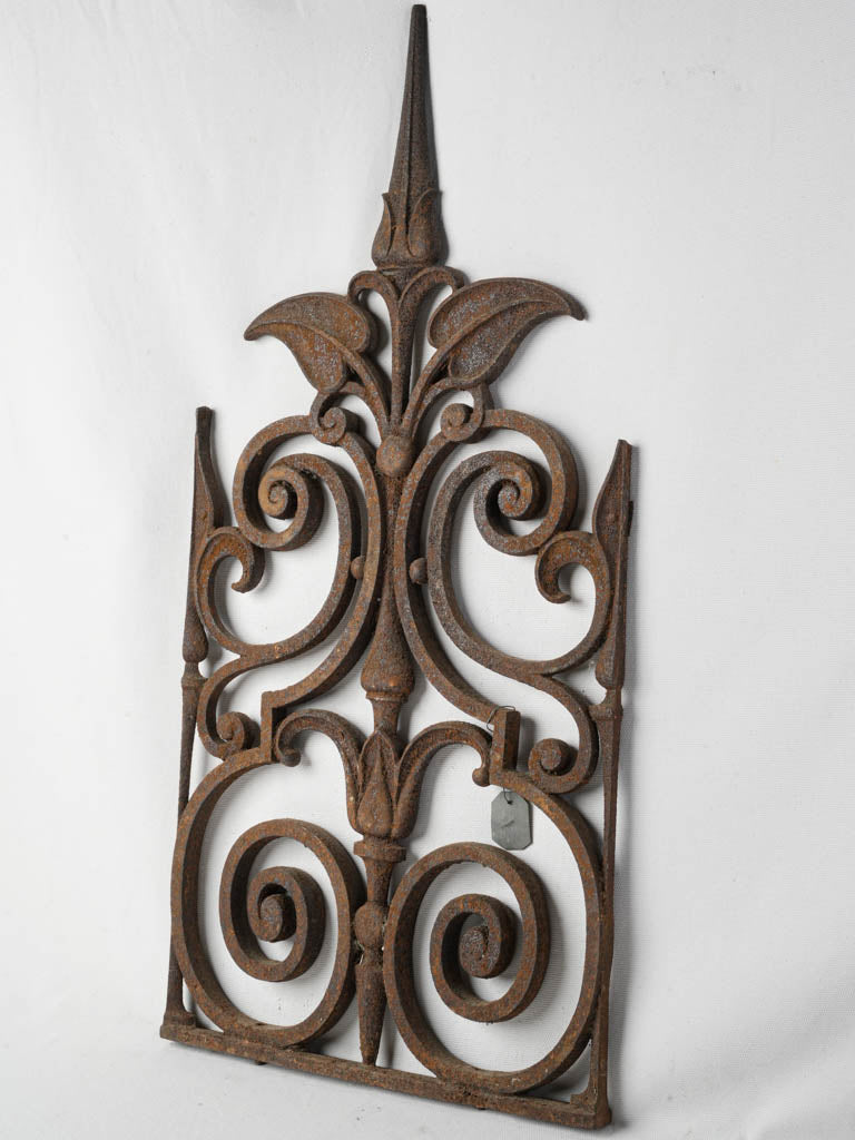 Elegant wrought iron garden decor