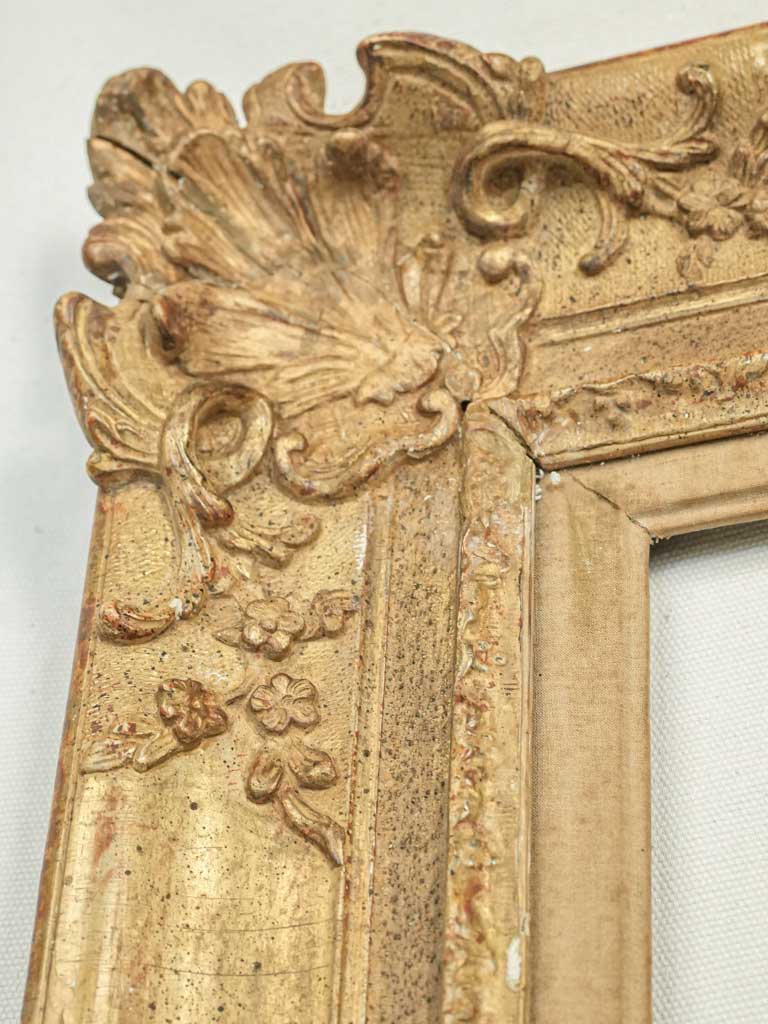 Time-softened patina frame