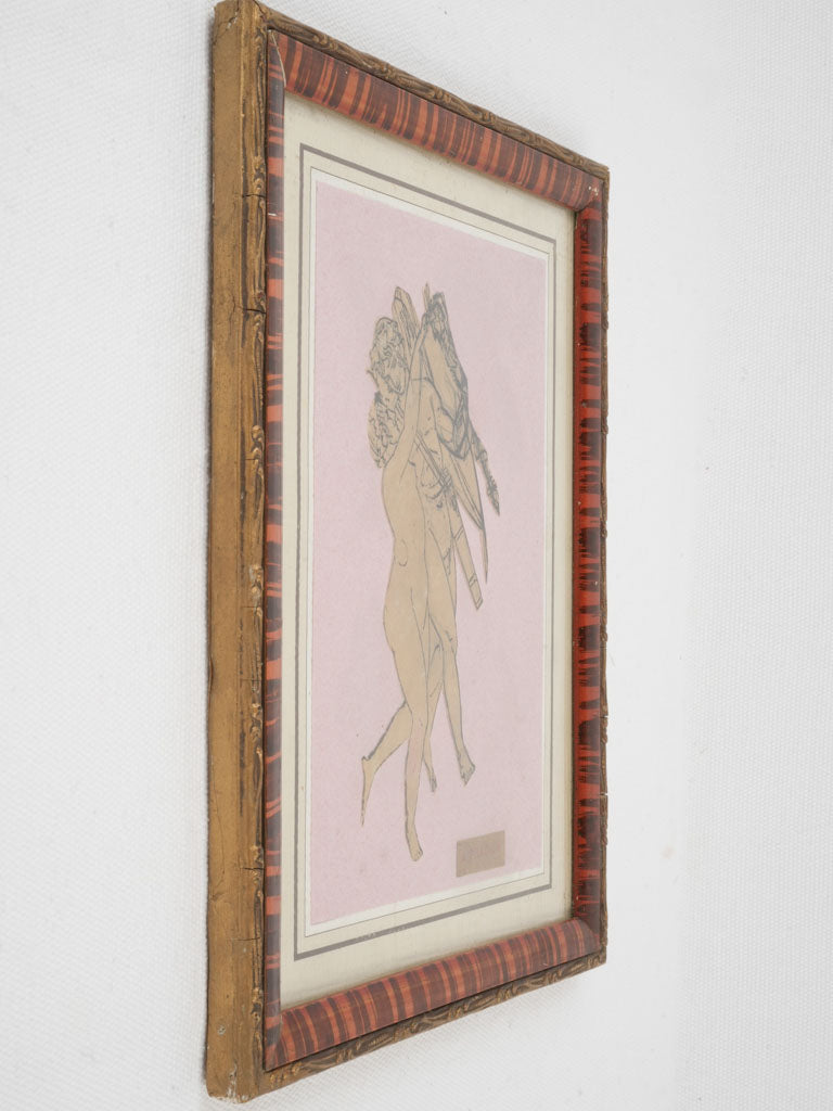 Delicate 19th-century paper silhouette