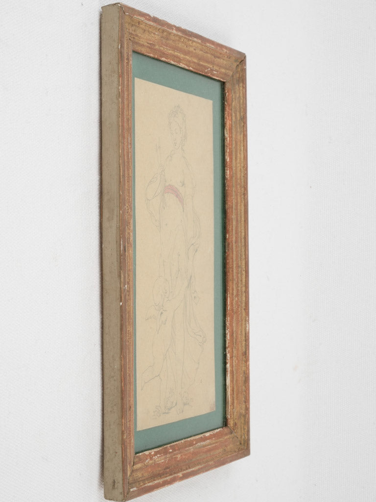 Elegant framed neoclassical art