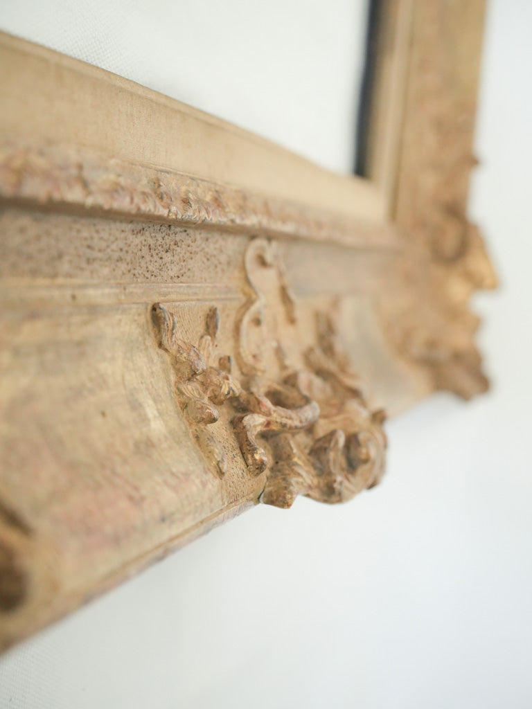 Warm mellow gilding frame