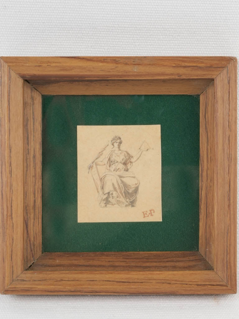 Exquisite historical drawing sketch