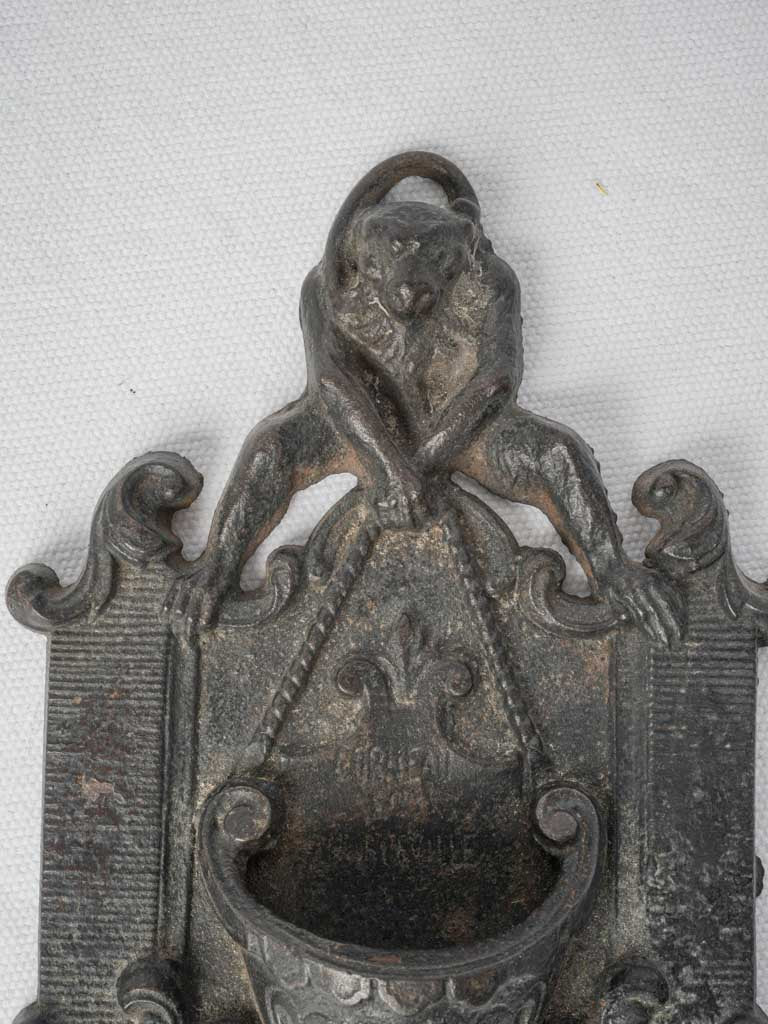 Historical Corneau foundry pyrogène holder
