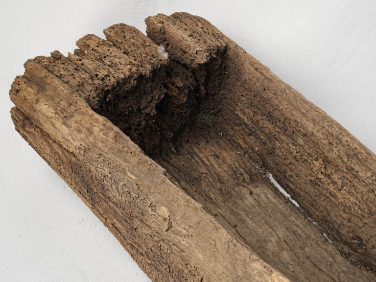 Authentic rustic country-style trough