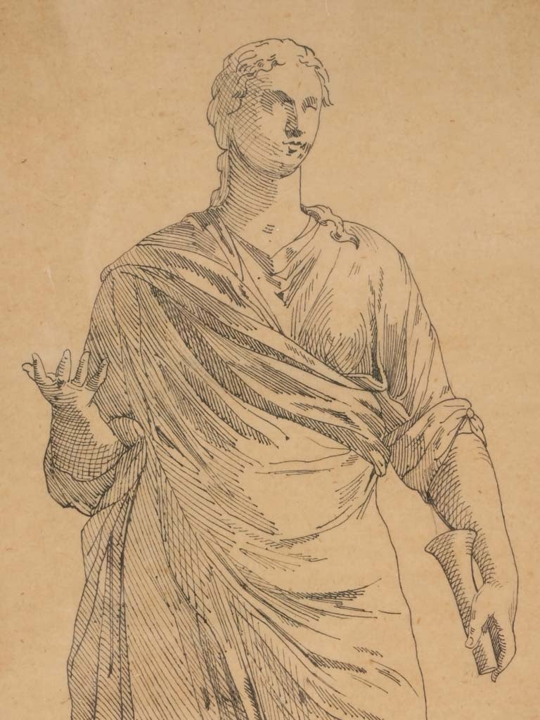 Historic detailed artwork illustration