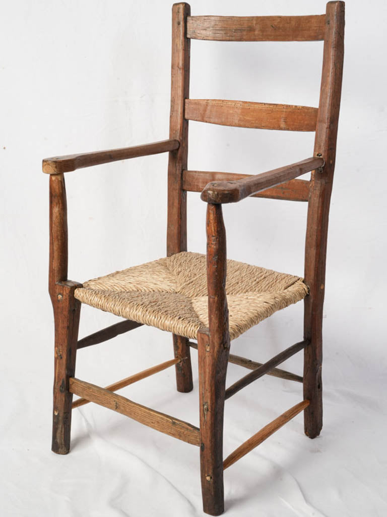 Antique wooden armchair