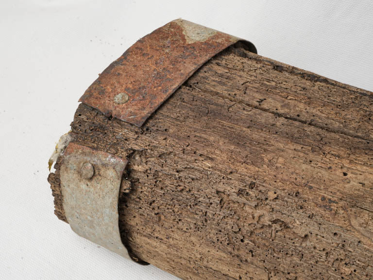 Charming patinaed farmhouse centerpiece