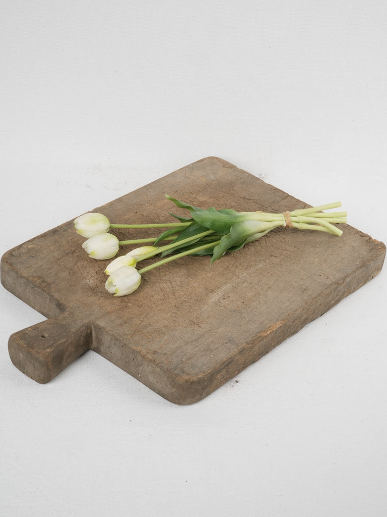 Rustic, Provençal style beechwood cutting board