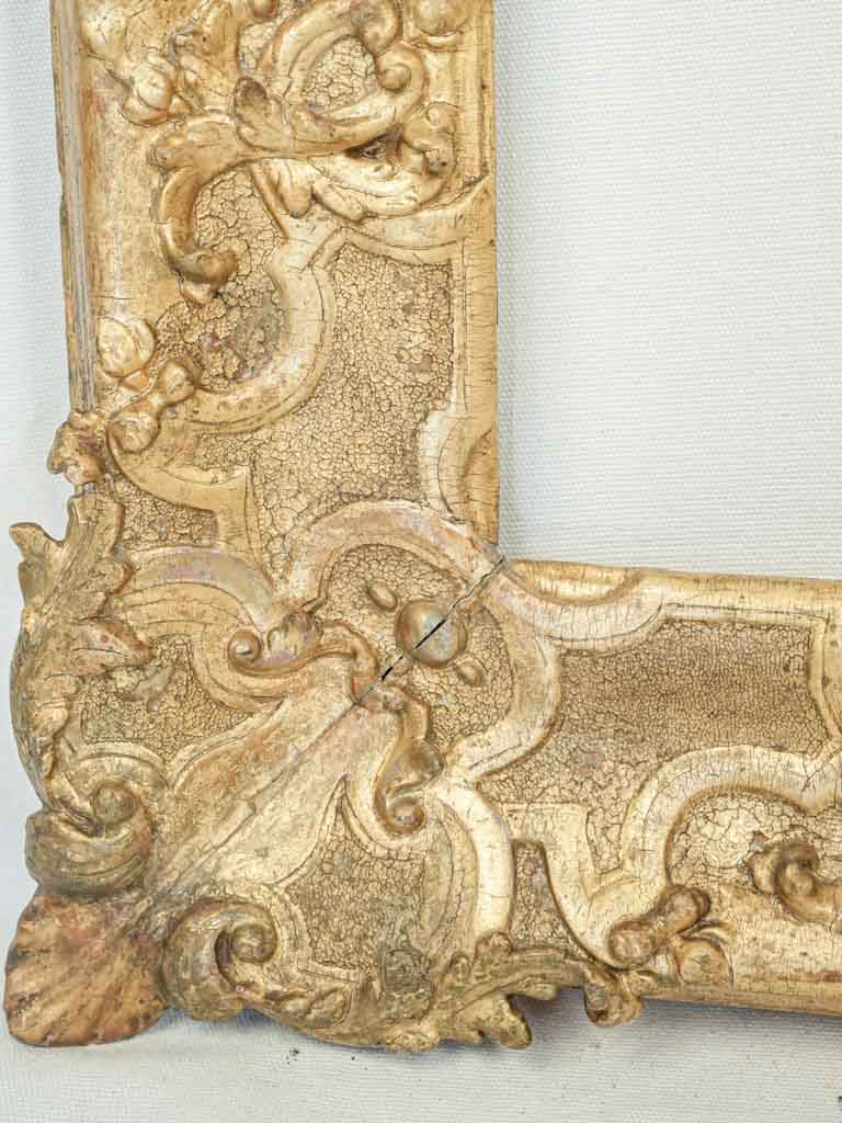 Sophisticated golden ornate frame