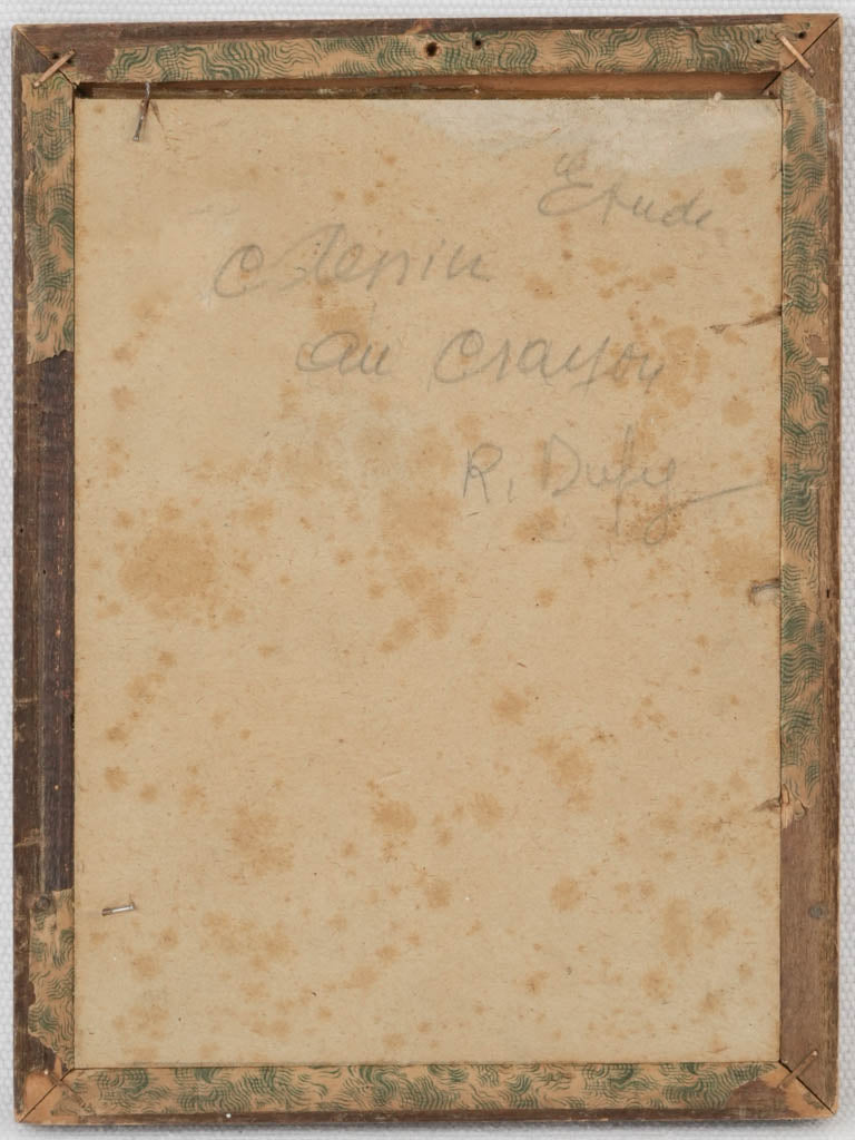 Unique expressive Fauvist style print