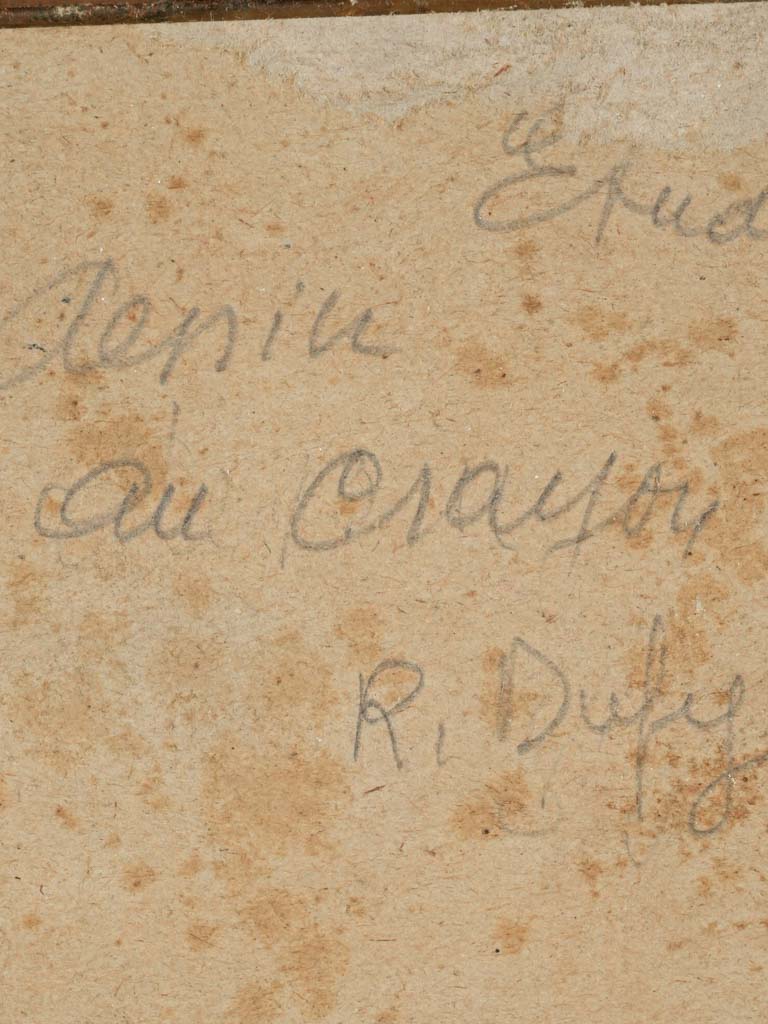 Classic collectible French masterpiece sketch