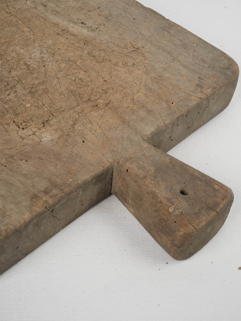 Country-style, aged French wood cutting board