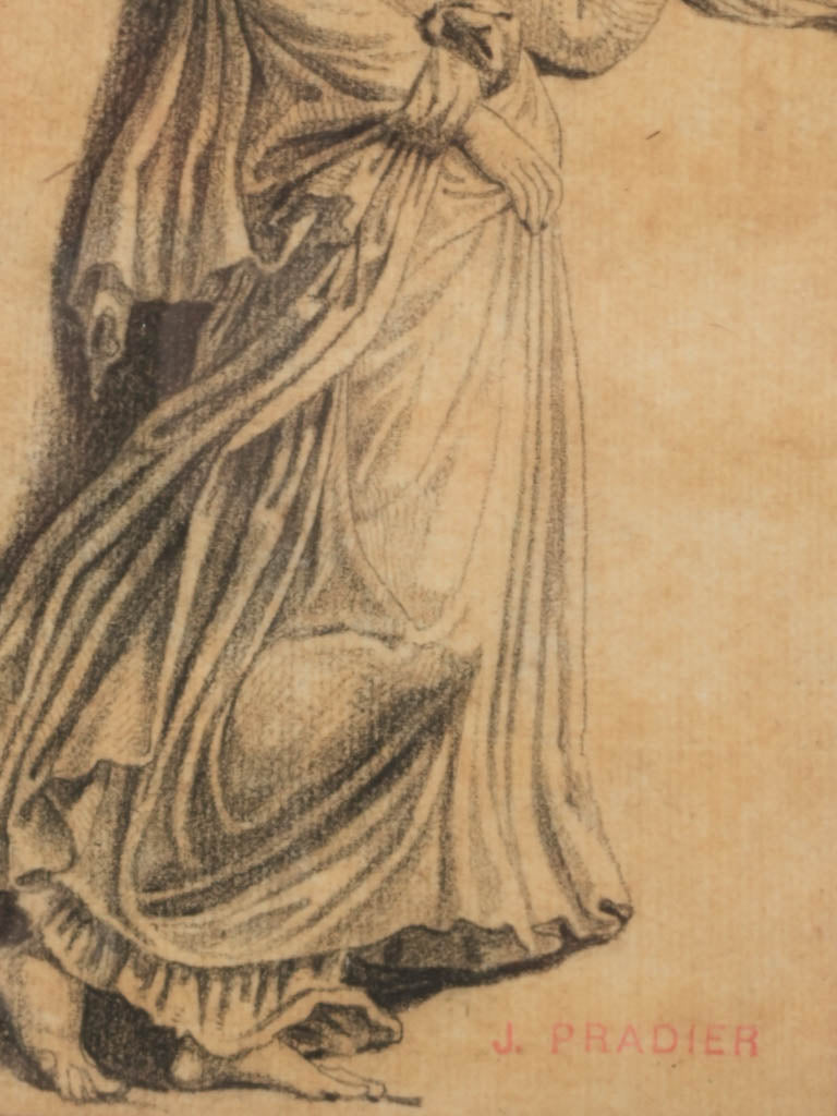 Detailed classical pencil illustration
