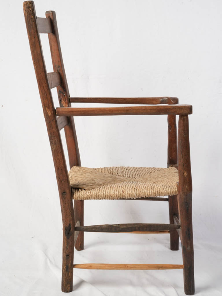 Tactile handmade armchair